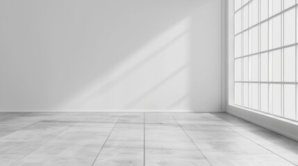 Expansive white space with a clean backdrop, ideal for modern and minimalist themes.