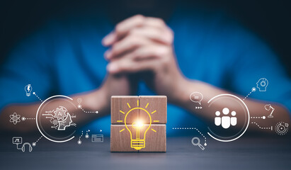  Brain Artificial Intelligence Concept,artificial intelligence software engineer coding on laptop computers with technology icons and binary code, big data, Ai bot digital machine