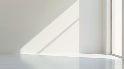 Expansive white space with a clean backdrop, ideal for modern and minimalist themes.