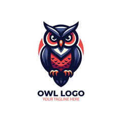 Awesome Owl Mascot Logo Design