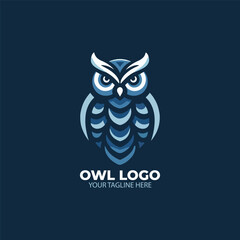Awesome Owl Mascot Logo Design