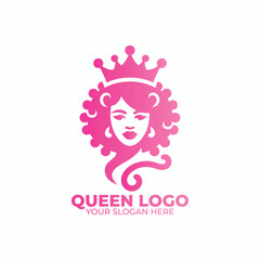 The Queen Logo Vector Design