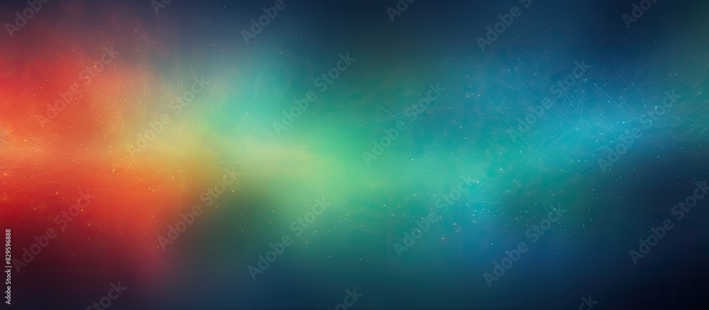 Poster background with blurred green blue and red textures adding vibrancy to our world leaving copy space 