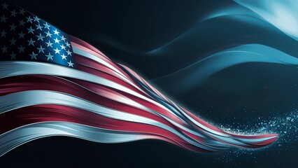 USA 4th of july background, banner, Happy independence day usa, Generative ai