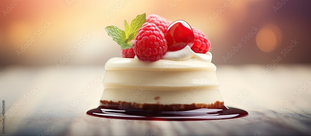 Poster blurred abstract dessert background with copy space image
