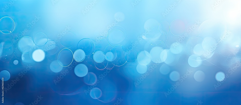 Poster background with a blue blurred texture creating a copy space image