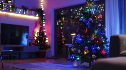 Christmas tree at home