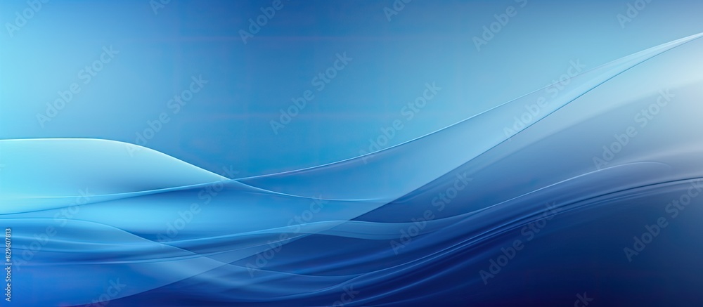 Poster background with a blue blurred texture creating a copy space image