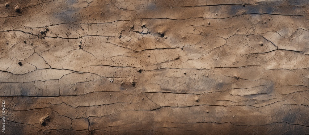 Poster aerial view of a rural landscape with flat terrain showing meticulously plowed and seeded fields cap