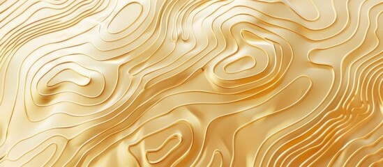 Obraz premium Luxury golden wallpaper Deco Pattern line curve wave.