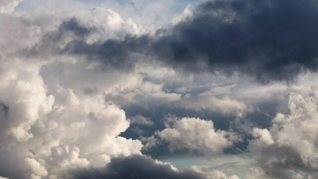 Dramatic Clouds.
Telephoto shot of cumulus clouds speeded-up a little.