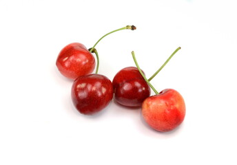 Cherry isolated on white background