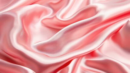 Luxurious satin fabric with glossy sheen