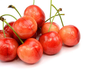 Cherry isolated on white background