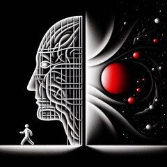 two sides of the human mind