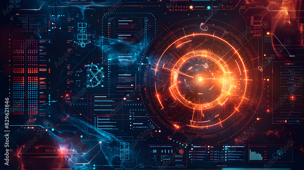 Poster template for science and technology presentation