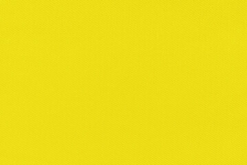 Yellow canvas texture, bright yellow fabric texture as background
