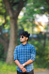 Close-up portrait of young Asian/Indian man