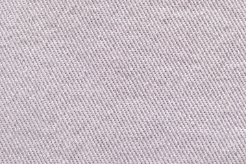 Light purple cotton twill fabric pattern close up as background