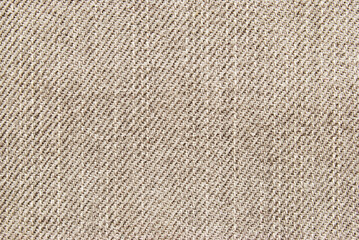 Beige denim fabric texture as background