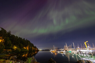 Obraz premium time lapse of clouds over the city