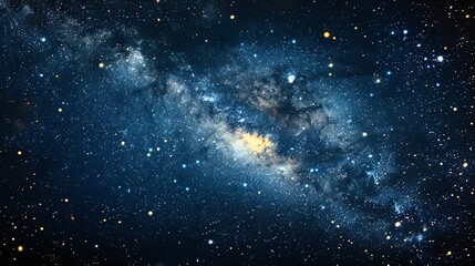 Obraz premium Infinite Celestial Symphony of Stars and Galaxies