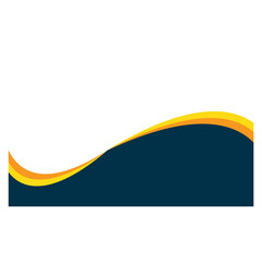 Business Wave Corner Shape