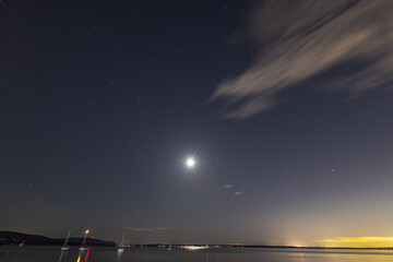 night sky with stars