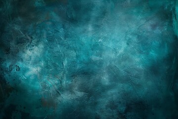 Obraz premium Indigo-Teal gradient background grainy noise texture. Beautiful simple AI generated image in 4K, unique.
