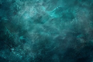 Fototapeta premium Blue-Green gradient background grainy noise texture. Beautiful simple AI generated image in 4K, unique.