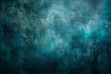 Obraz premium Indigo-Teal gradient background grainy noise texture. Beautiful simple AI generated image in 4K, unique.