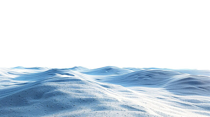 snow field isolated on transparent background	