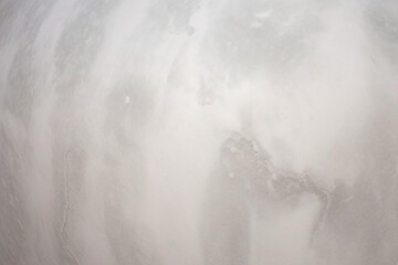 Vintage distressed old photo light leaks, film grain, dust and scratches transparent texture overlay with vignette border. Dirty gritty grunge analog 8k 16:9 retro effect background with copy space.	