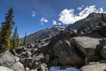 Obraz premium rocky mountain landscape