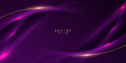 purple abstract background with luxury elements vector illustration