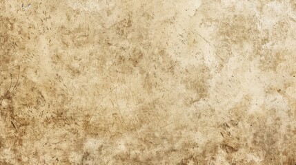 Fototapeta premium Vintage beige parchment with a grungy appearance and stains.