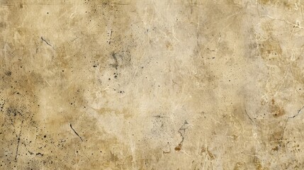 Fototapeta premium Vintage beige parchment with a grungy appearance and stains.
