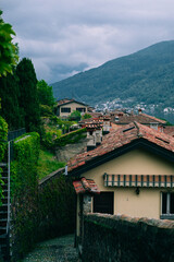 Obraz premium village in the mountains