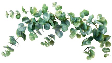 Elegant eucalyptus leaves arrangement