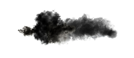 Black Cloud on transparent background