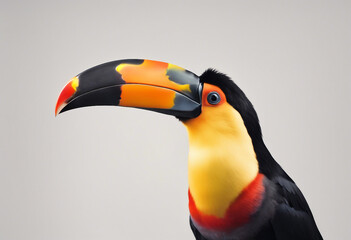 Naklejka premium Toucans, isolated white background 