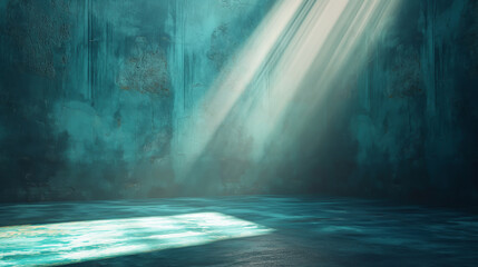 Obraz premium Product presentation background with light beam