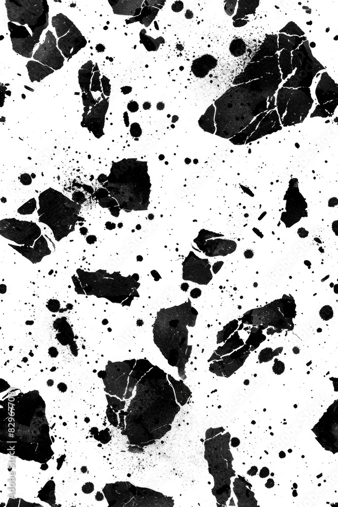 Poster A monochromatic background with numerous spots. Suitable for various design projects