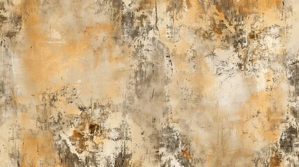 Fototapeta premium Aged beige parchment featuring a distressed look and visible wear.