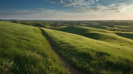 Fototapeta premium landscape with grass