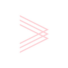 red and white arrow