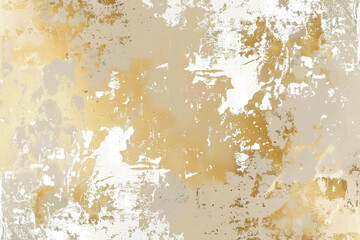 Light beige and gold abstract vintage grunge background. Created with Ai