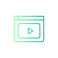 vidio gradient icon