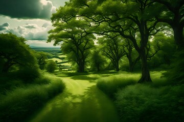 morning in the forest