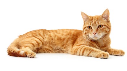 Gatto soriano sdraiato
Disponibile sfondo trasparente